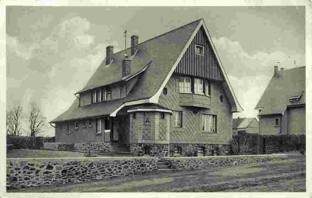 Daun. Jugendherberge, 1930, Bahnpost Andernach - Gerolstein