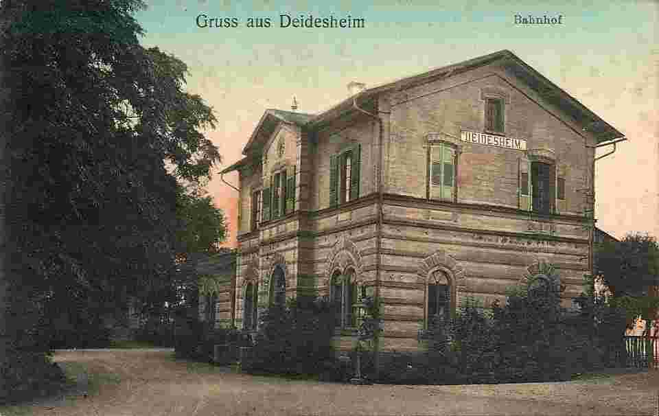 Deidesheim. Bahnhof
