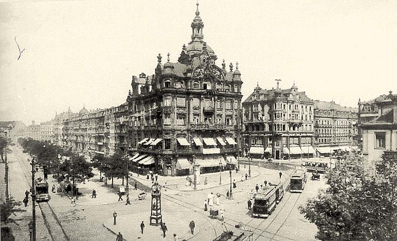 Dresden. Kaiserpalast, Ilgenhaus, Pirnaischer platz um 1910