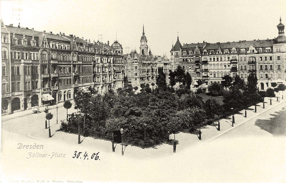 Dresden. Zoellnerplatz um 1906