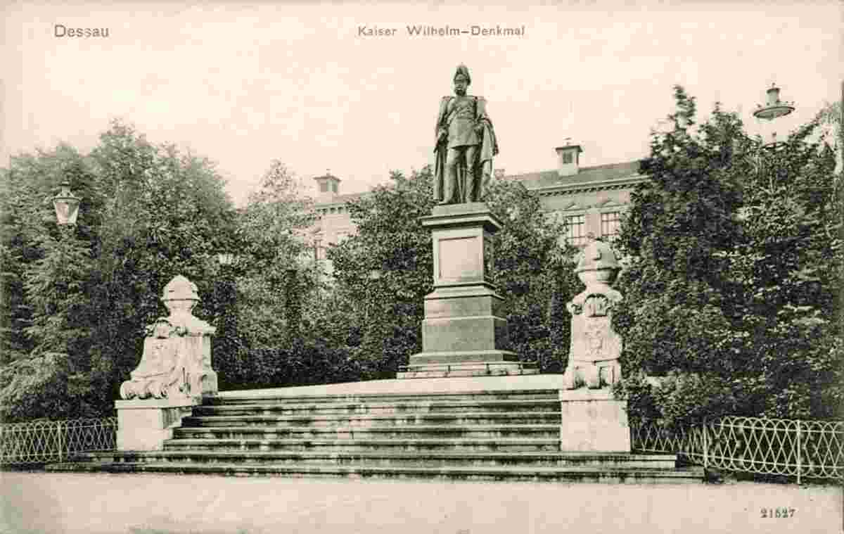 Dessau. Kaiser Wilhelm-Denkmal, 1907
