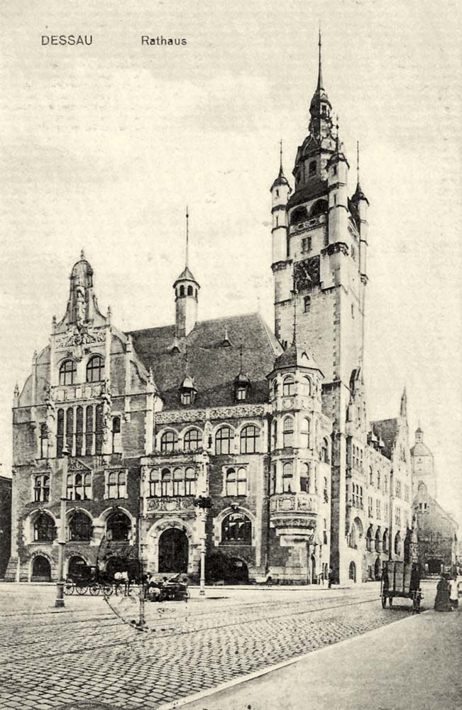 Dessau-Roßlau. Rathaus, 1913