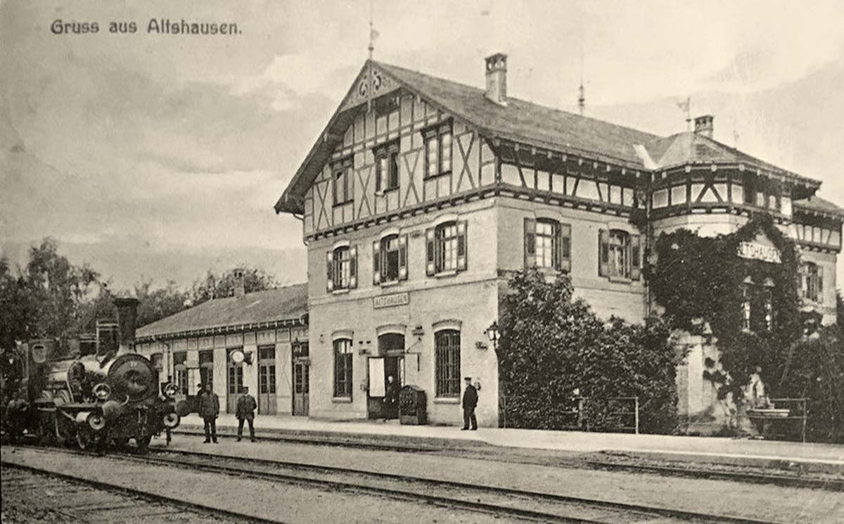 Ebenweiler. Bahnhof Altshausen