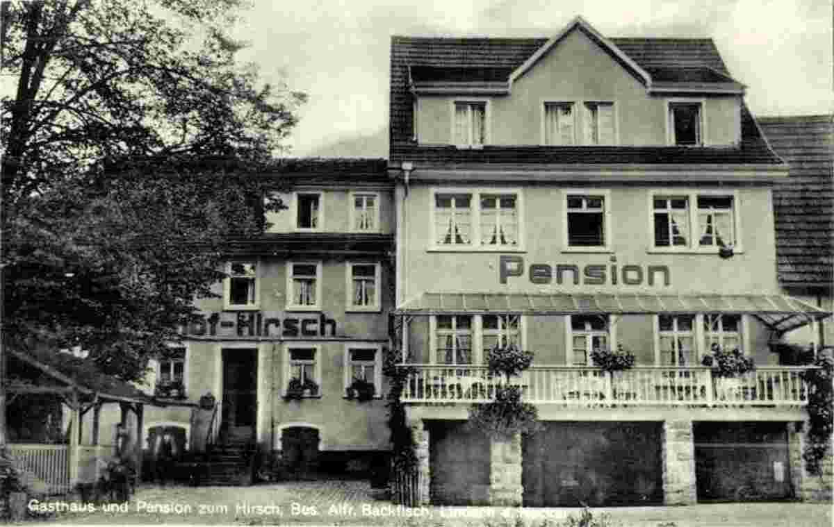 Eberbach. Lindach - Gasthaus und Pension zum Hirsch