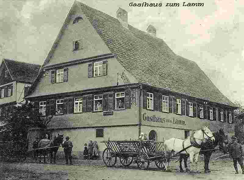 Ebhausen. Ebershardt - Gasthaus zum Lamm