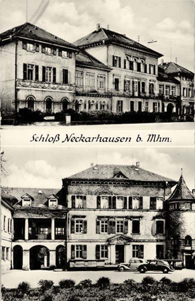 Edingen-Neckarhausen. Schloß Neckarhausen