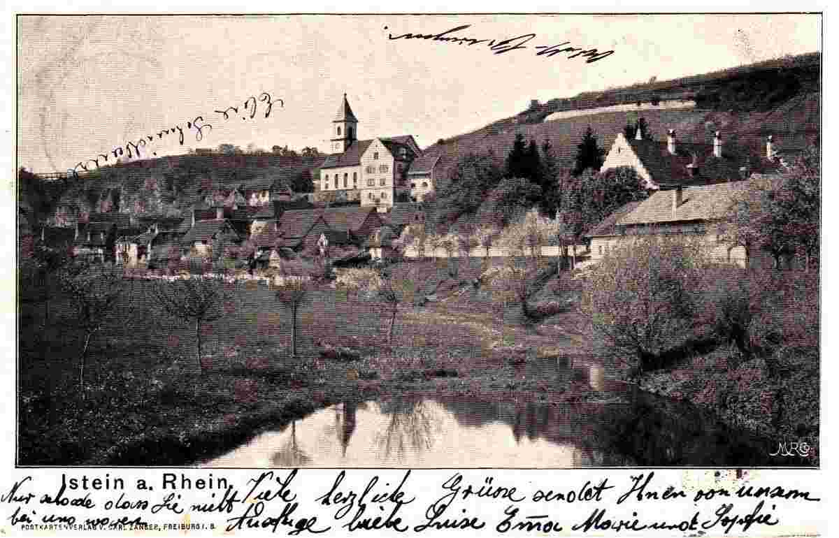 Efringen-Kirchen. Istein am Rhein, 1903