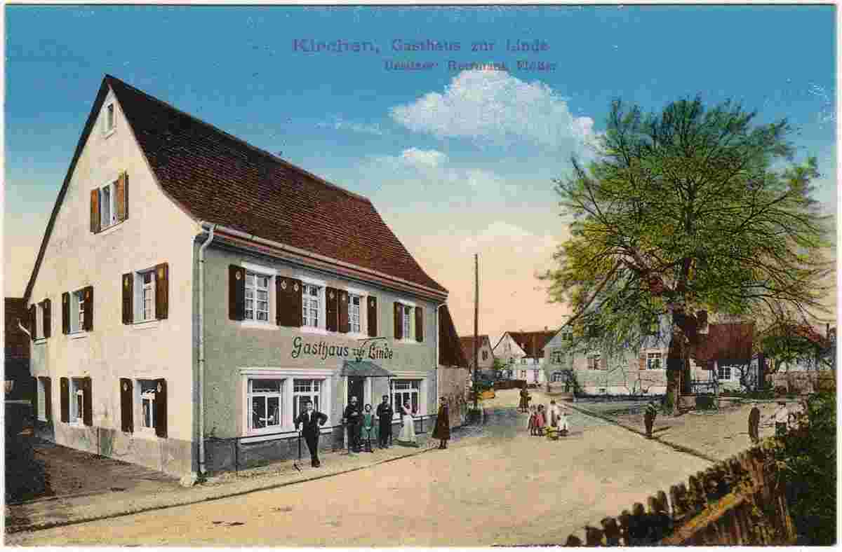 Efringen-Kirchen. Gasthaus zur Linde, 1917