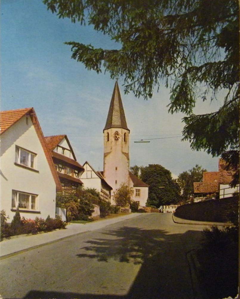 Eggenstein-Leopoldshafen. Evangelische Kirche, 1975