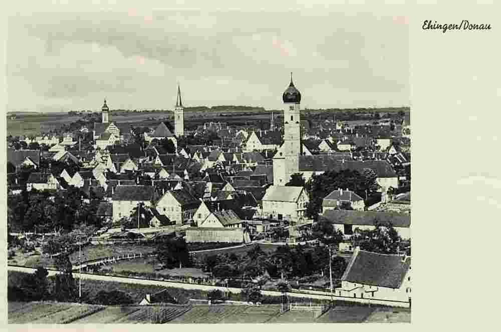 Panorama von Ehingen