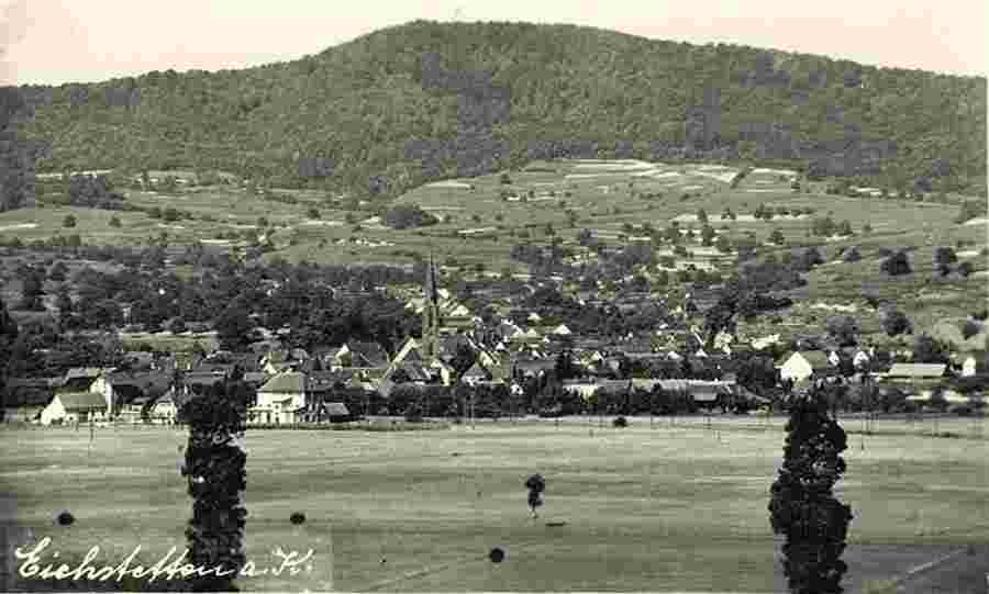 Panorama von Eichstetten am Kaiserstuhl, 1939
