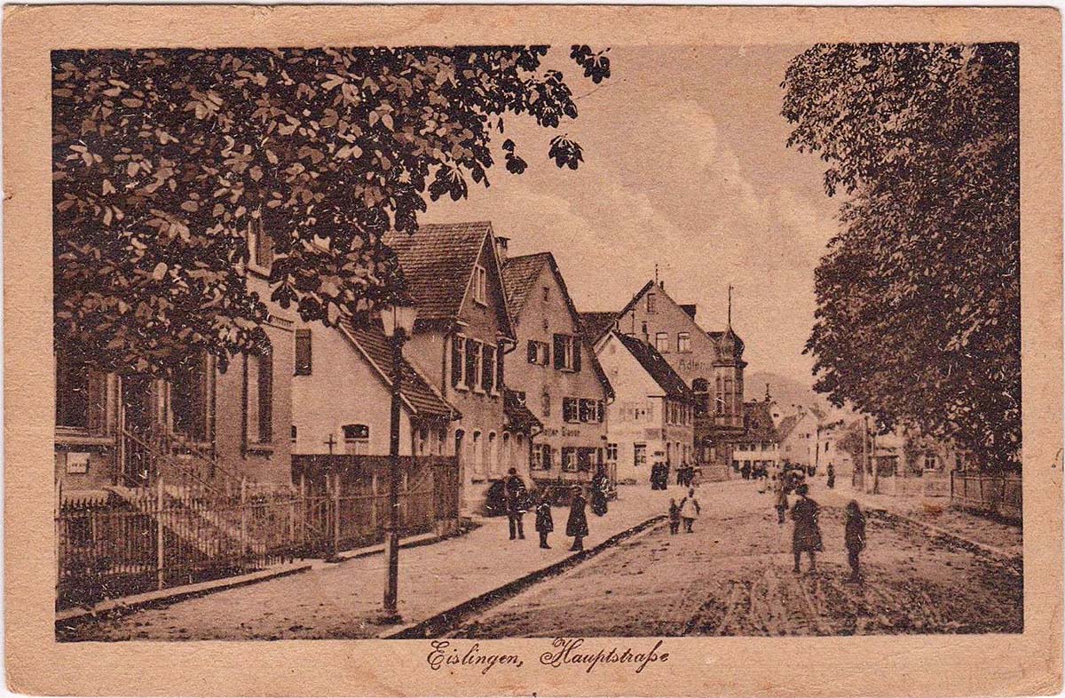 Eislingen (Fils). Hauptstraße, 1928
