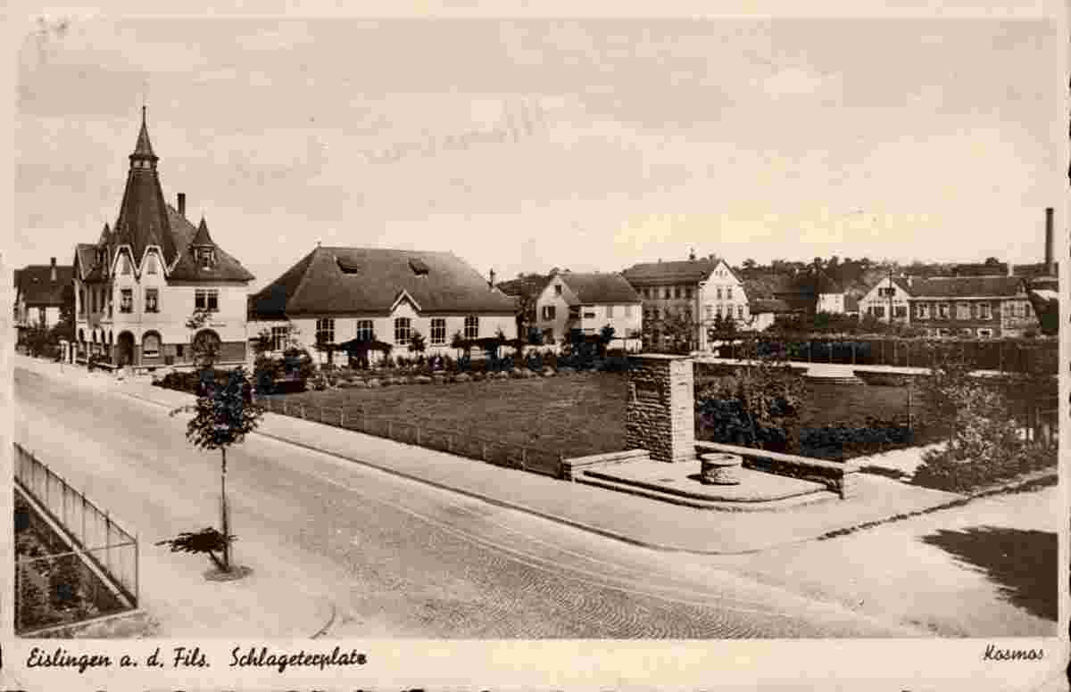 Eislingen. Schlageterplatz, um 1930