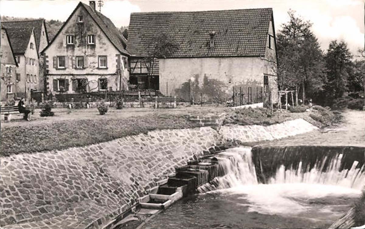Elztal (Odenwald). Dallau - Fluss