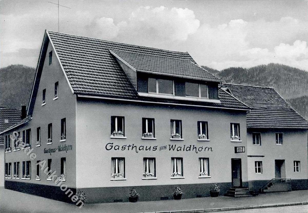 Elztal (Odenwald). Gasthaus zum Waldhorn