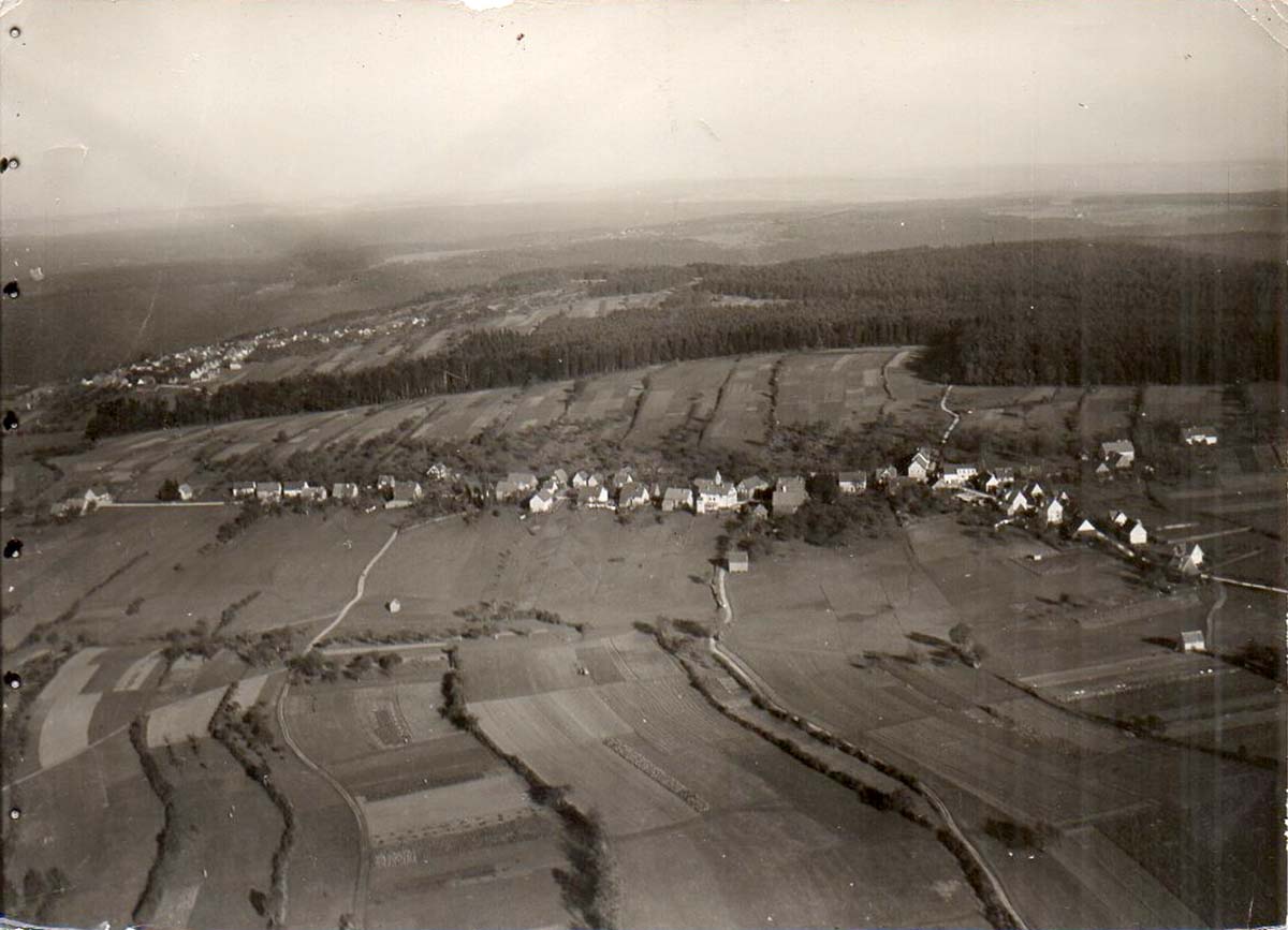 Engelsbrand. Salmbach - Luftbild, 1934