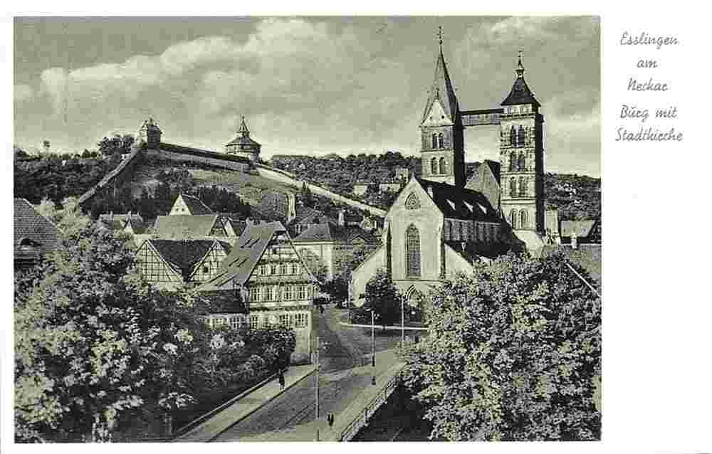 Esslingen am Neckar. Katholische Kirche, 1950