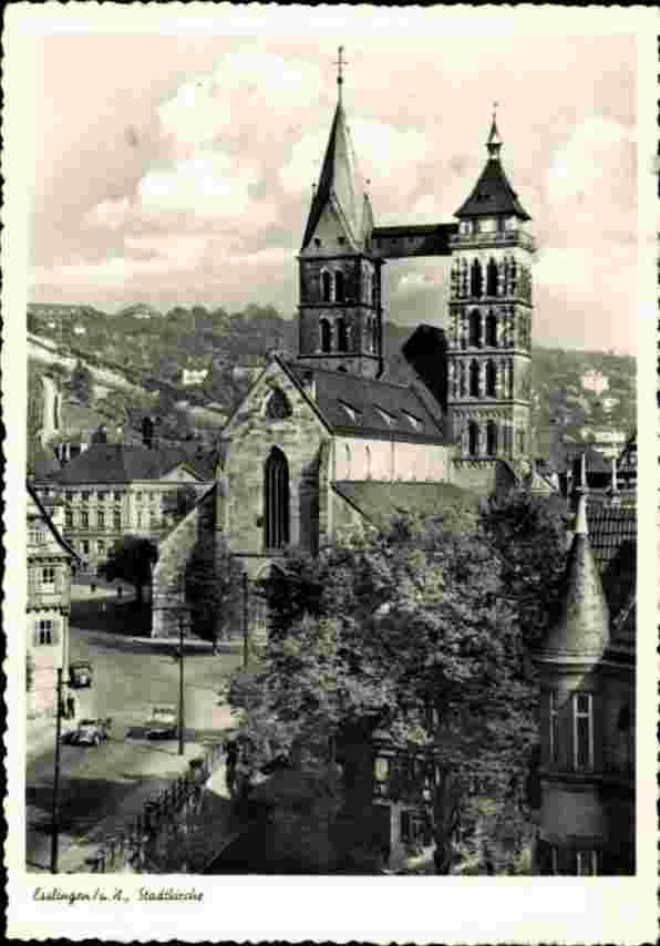 Esslingen am Neckar. Katholische Kirche, Wohnhäuser