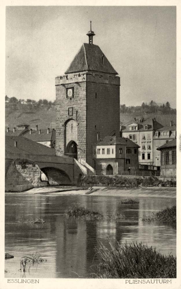 Esslingen am Neckar. Pliensauturm, 1930