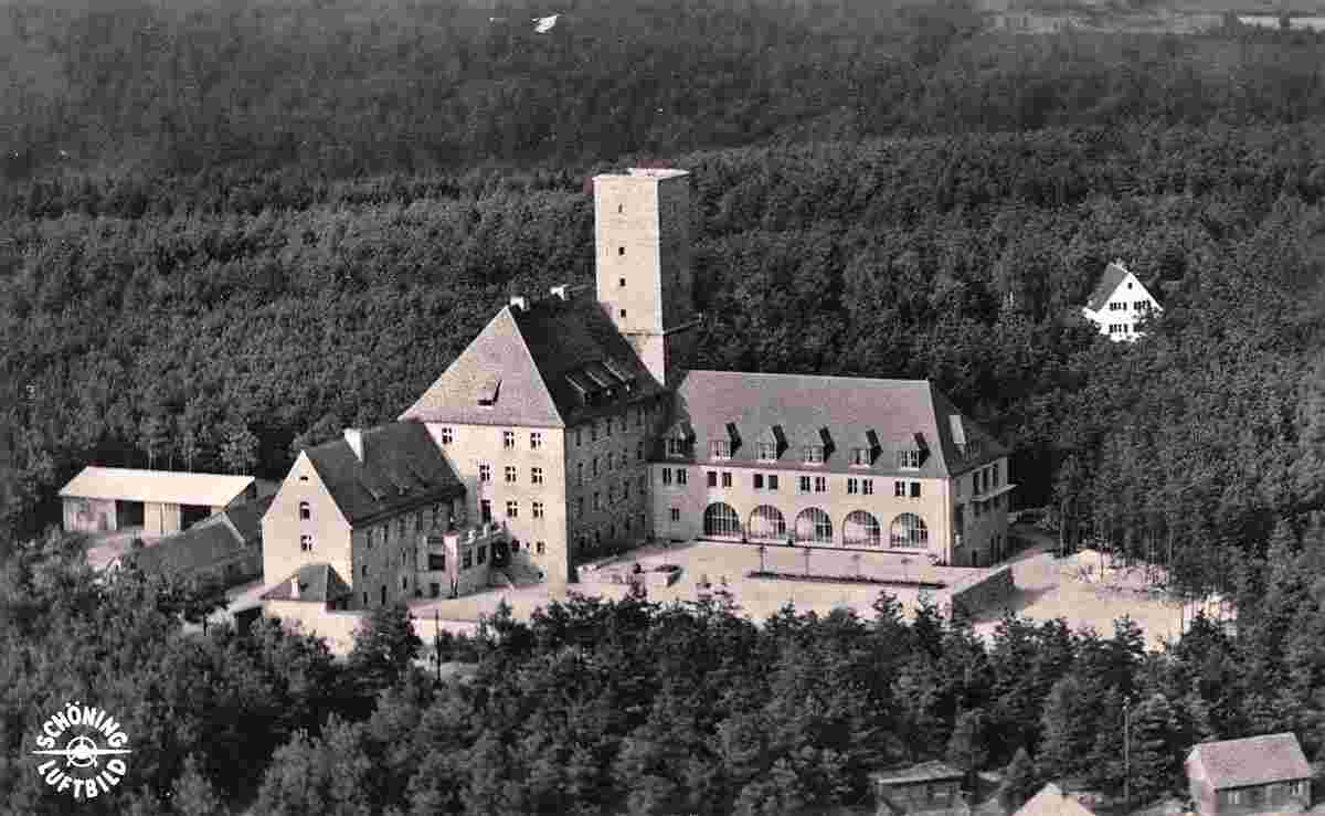 Ebermannstadt. Jugendburg Feuerstein, Haus der katholische Jugend, 1958