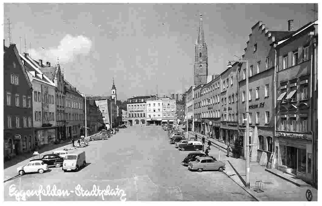 Eggenfelden. Stadtplatz, um 1950
