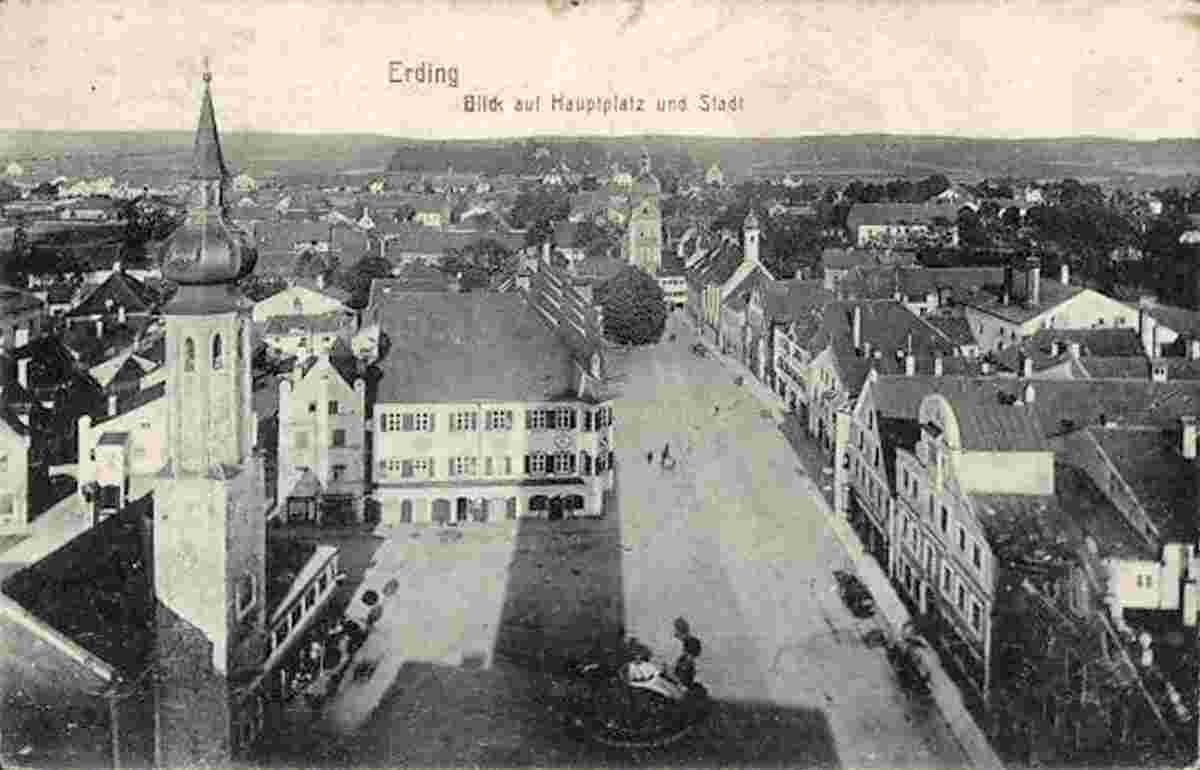 Erding. Hauptplatz, 1917
