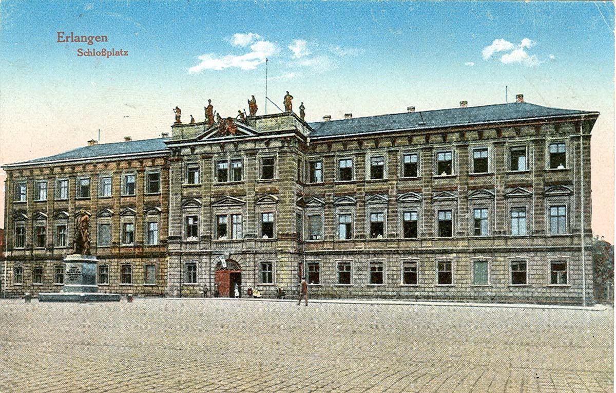 Erlangen. Schlossplatz, 1917