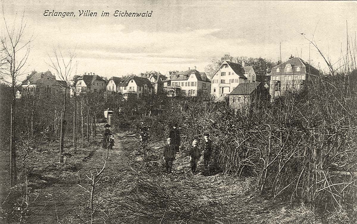 Erlangen. Villen im Eichenwald, 1916