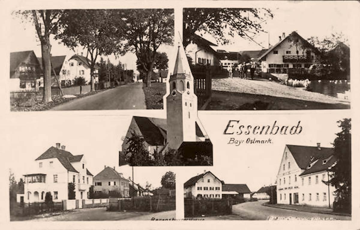 Essenbach. Bäckerei und Kolonialwaren Albin Scheller, 1943