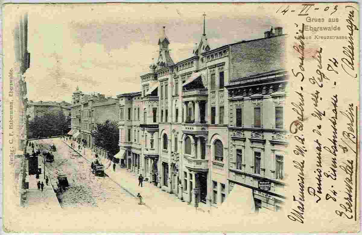Eberswalde. Neue Kreuzstraße, 1903