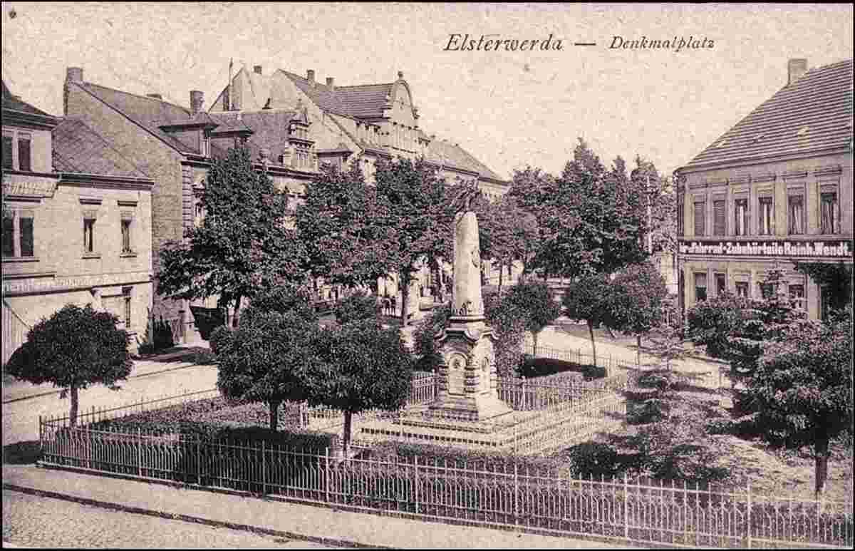Elsterwerda. Denkmalplatz, 1913