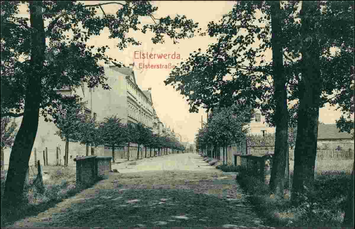 Elsterwerda. Elsterstraße, Brücke, 1914