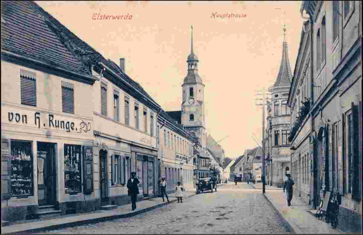 Elsterwerda. Hauptstraße, 1913