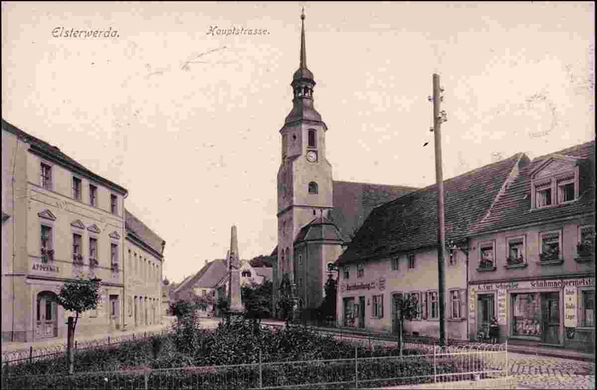 Elsterwerda. Hauptstraße, 1918