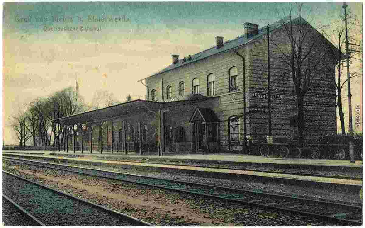 Elsterwerda. Oberlausitzer Bahnhof, 1914