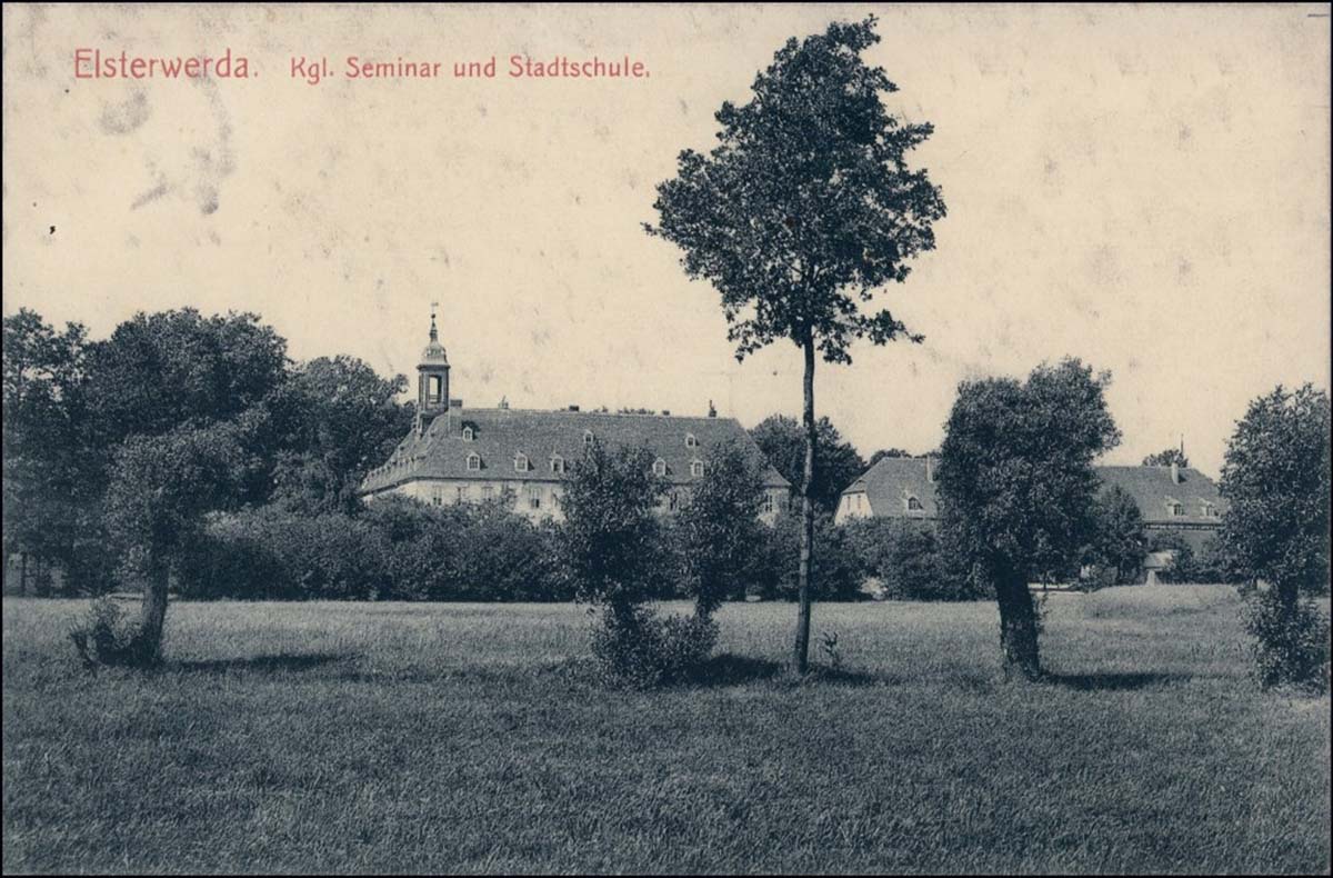 Elsterwerda. Seminar und Stadtschule, 1916