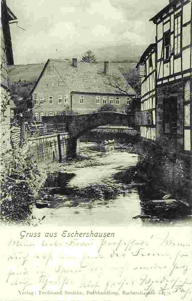 Eschershausen. Panorama der Stadt