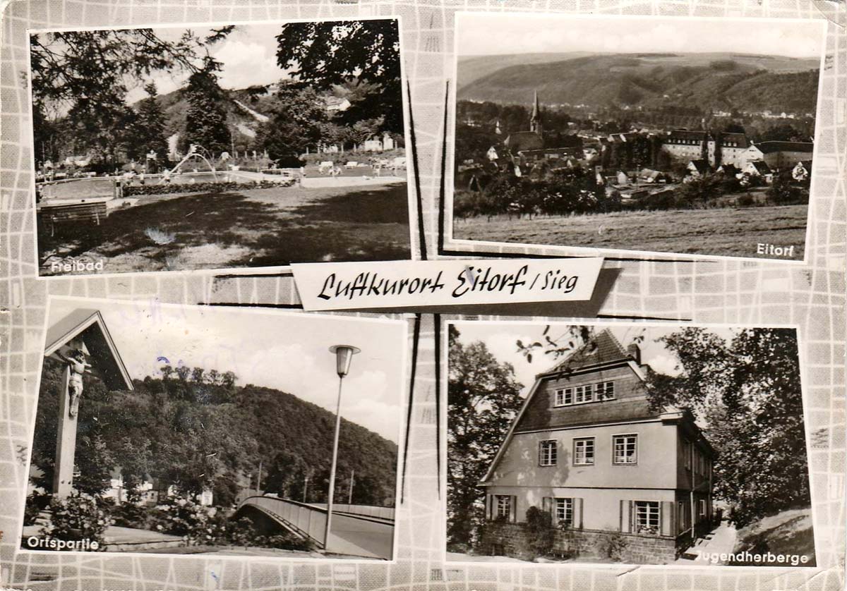 Eitorf. Blick auf Luftkuport, 1969