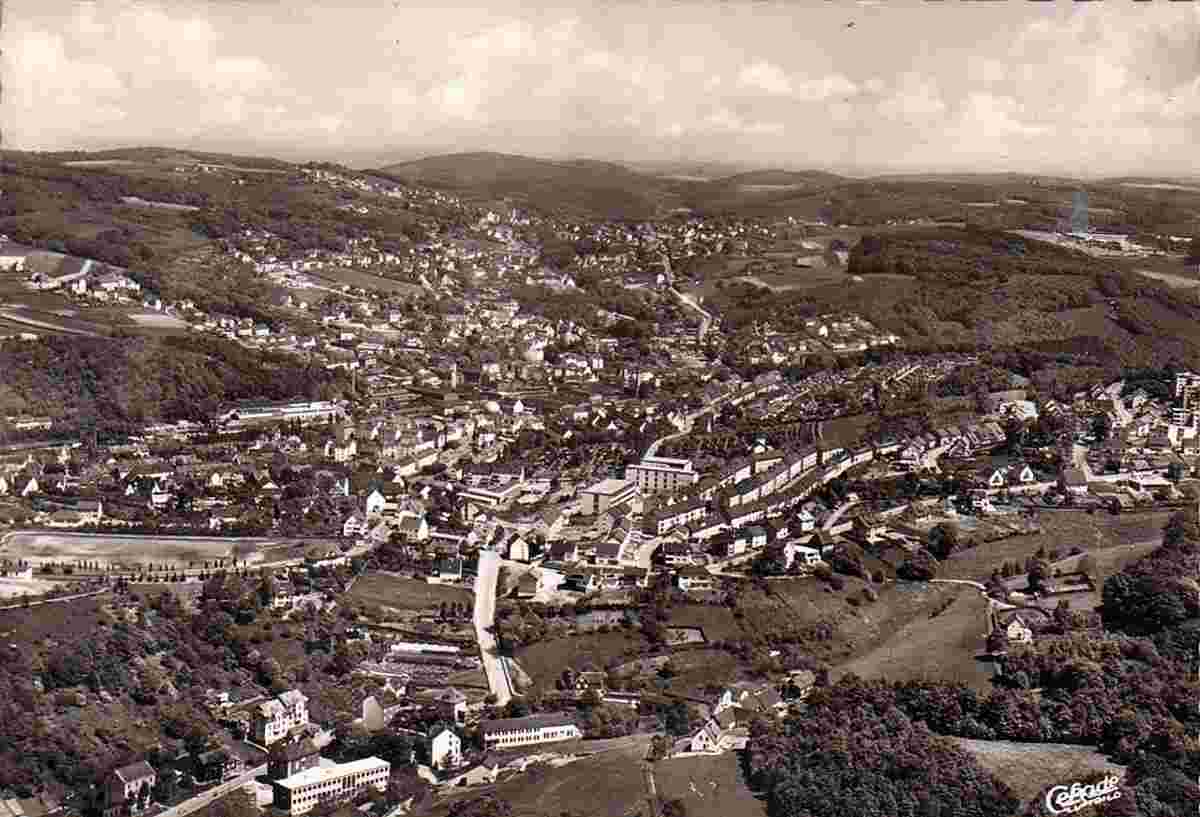 Ennepetal. Luftaufnahme, 1965