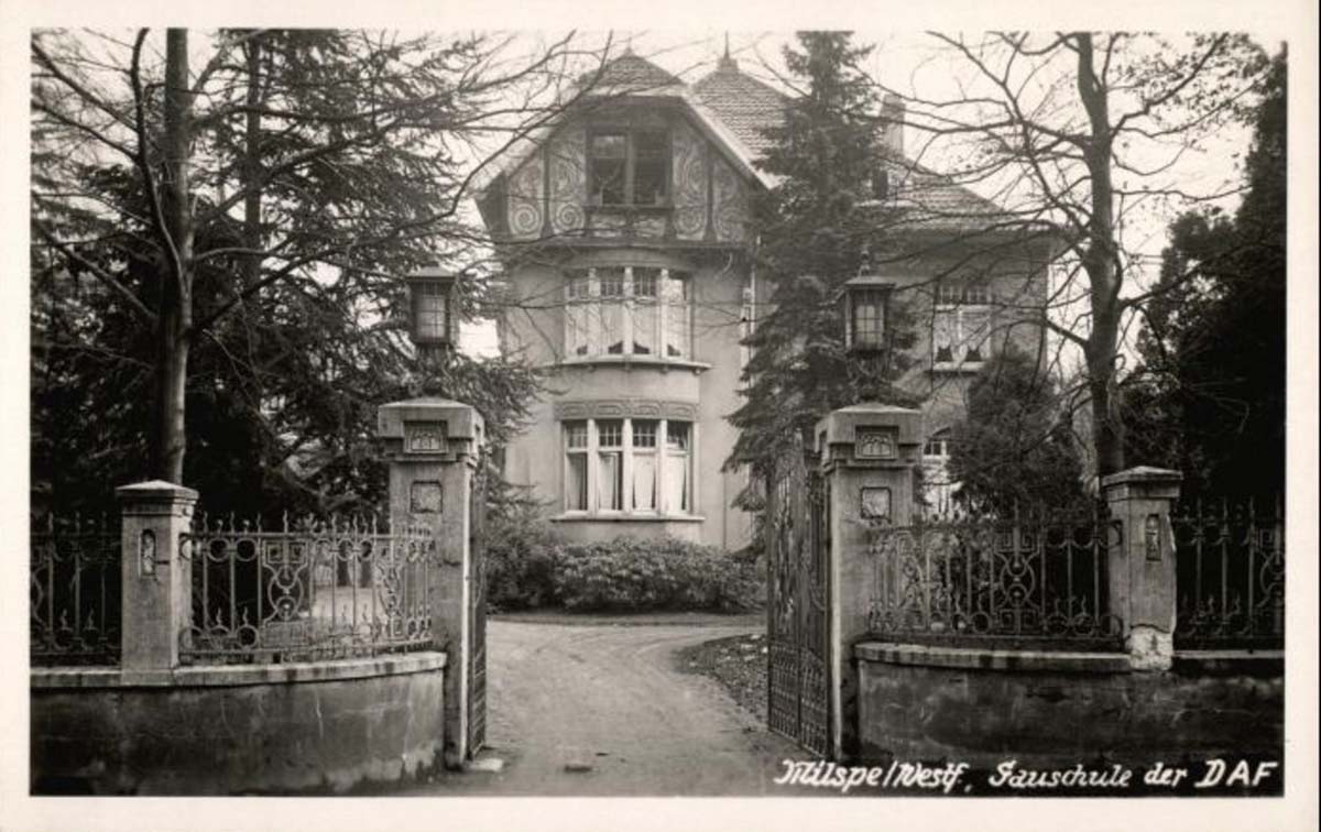 Ennepetal. Milspe - Gauschule der DAF, 1939