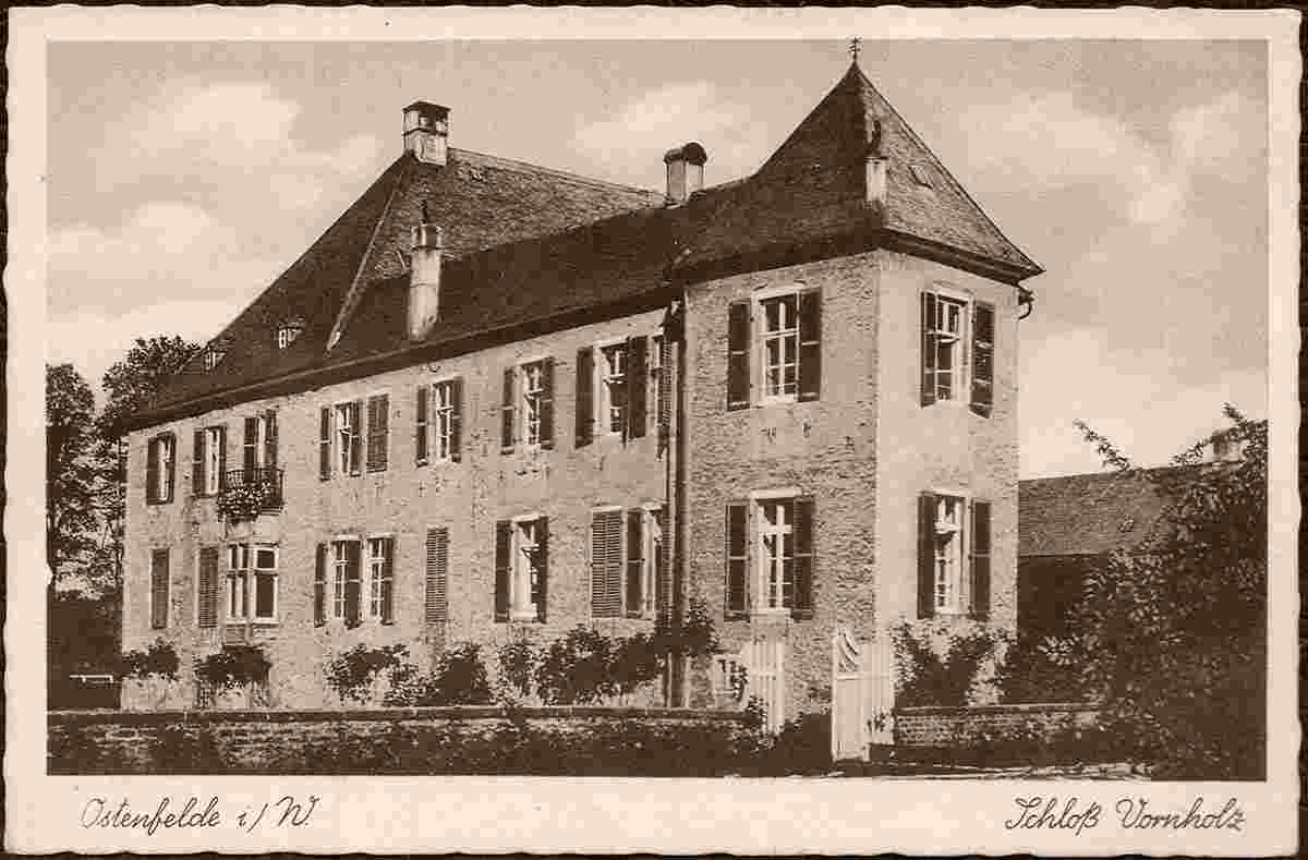 Ennigerloh. Ostenfelde - Schloß Vornholz, um 1935