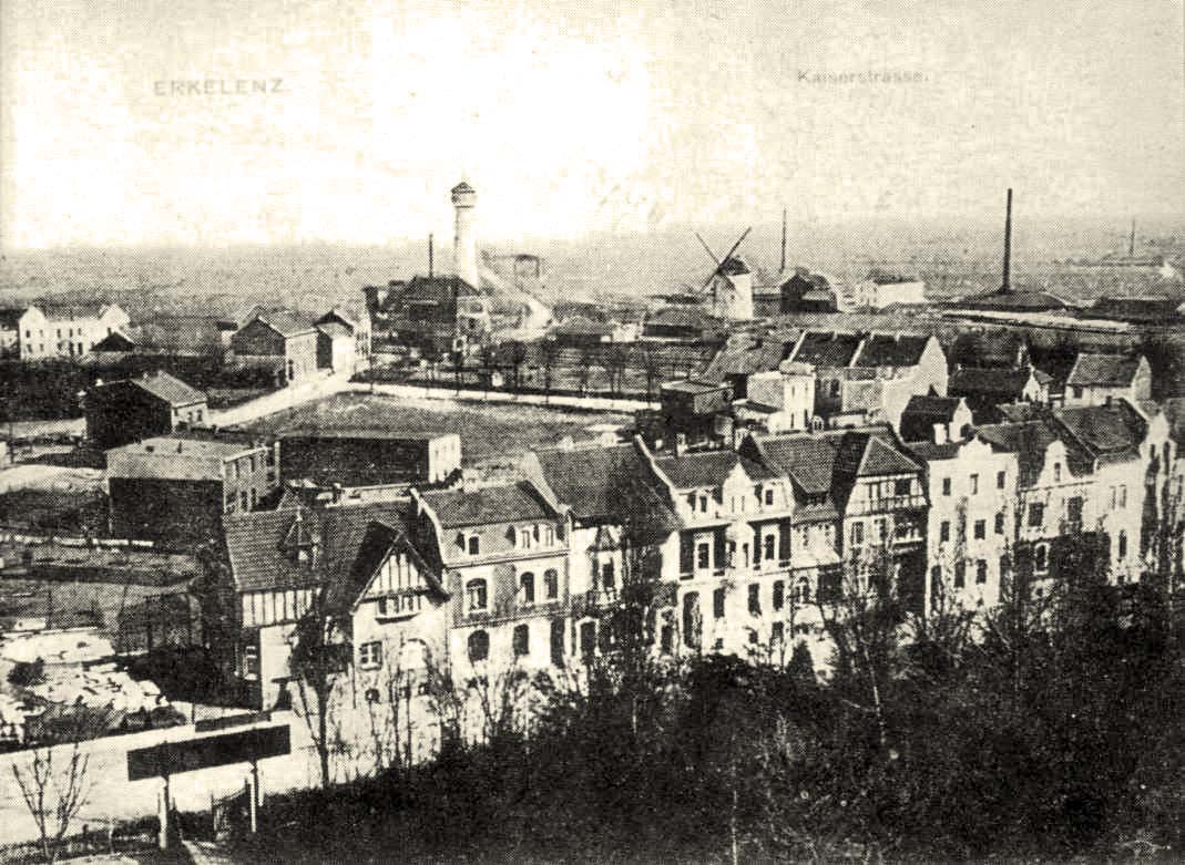 Erkelenz. Kaiserstraße (Theodor Körner Straße) um 1907