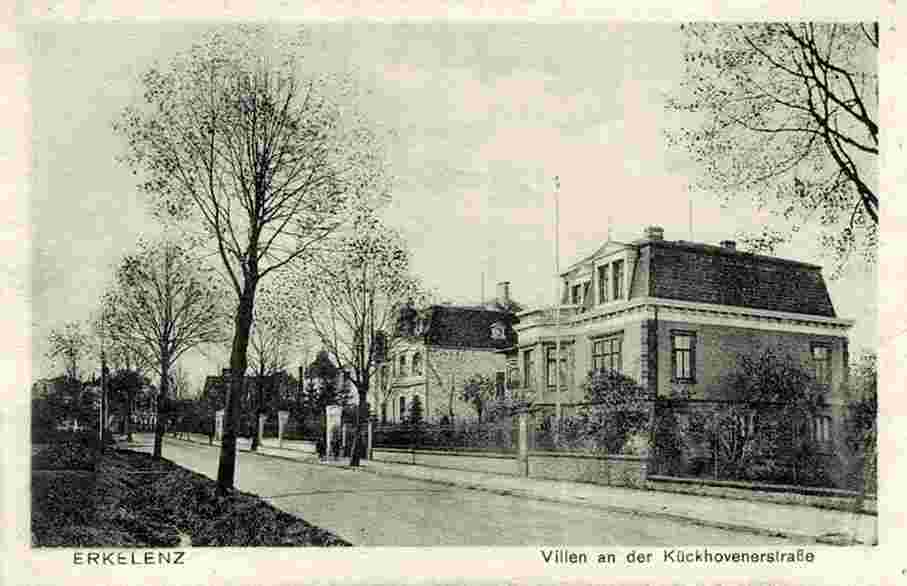 Erkelenz. Villen an der Kückhovenerstraße, 1921