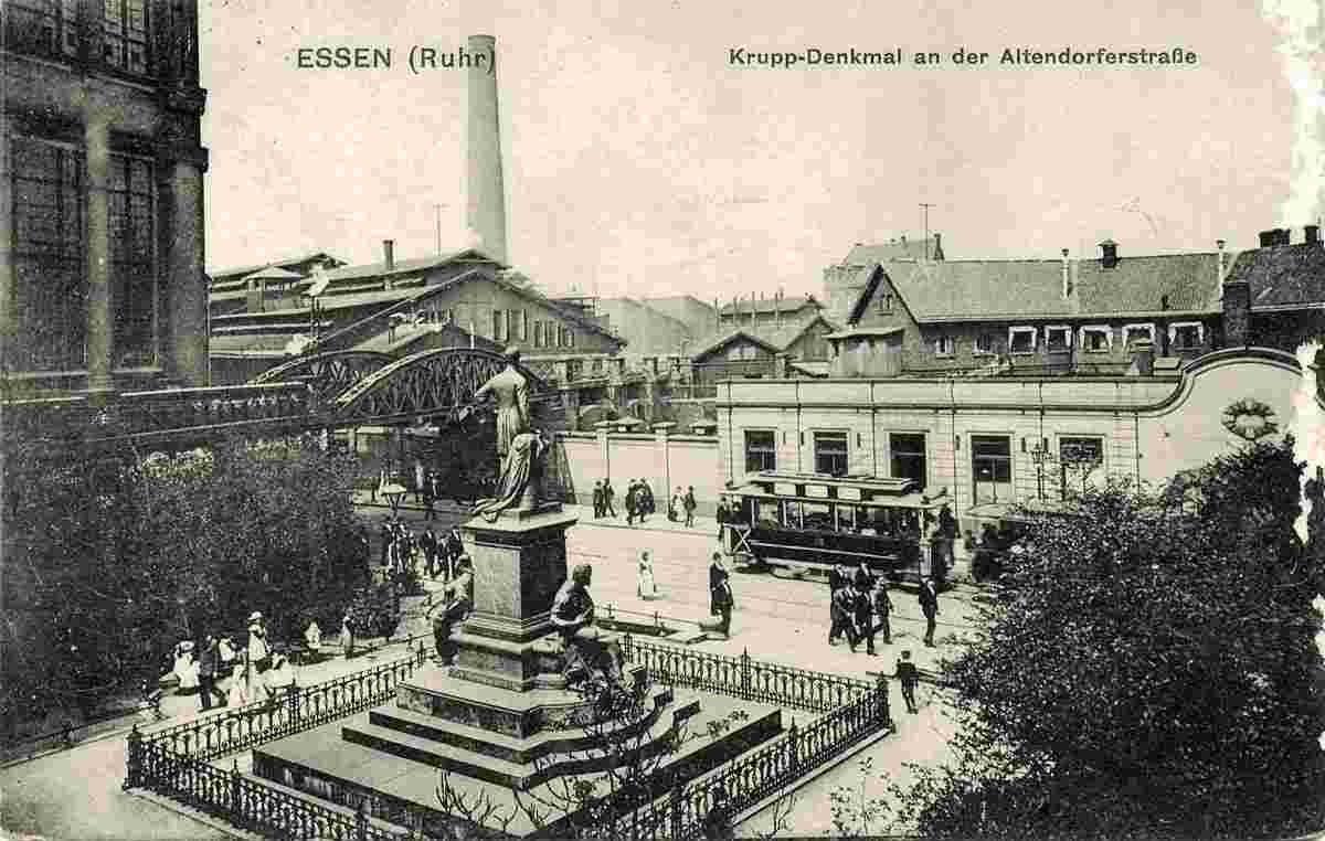 Essen. Alfred Krupp Denkmal, 1907