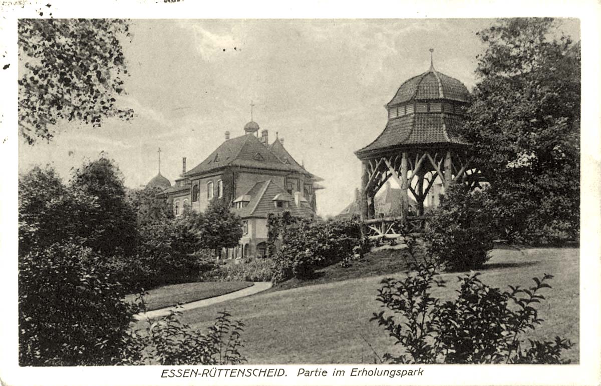 Essen. Erholungspark, 1915