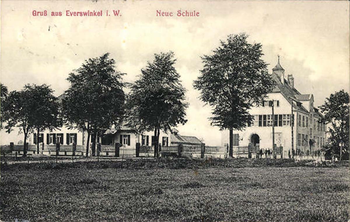Everswinkel. Neue Schule, 1911