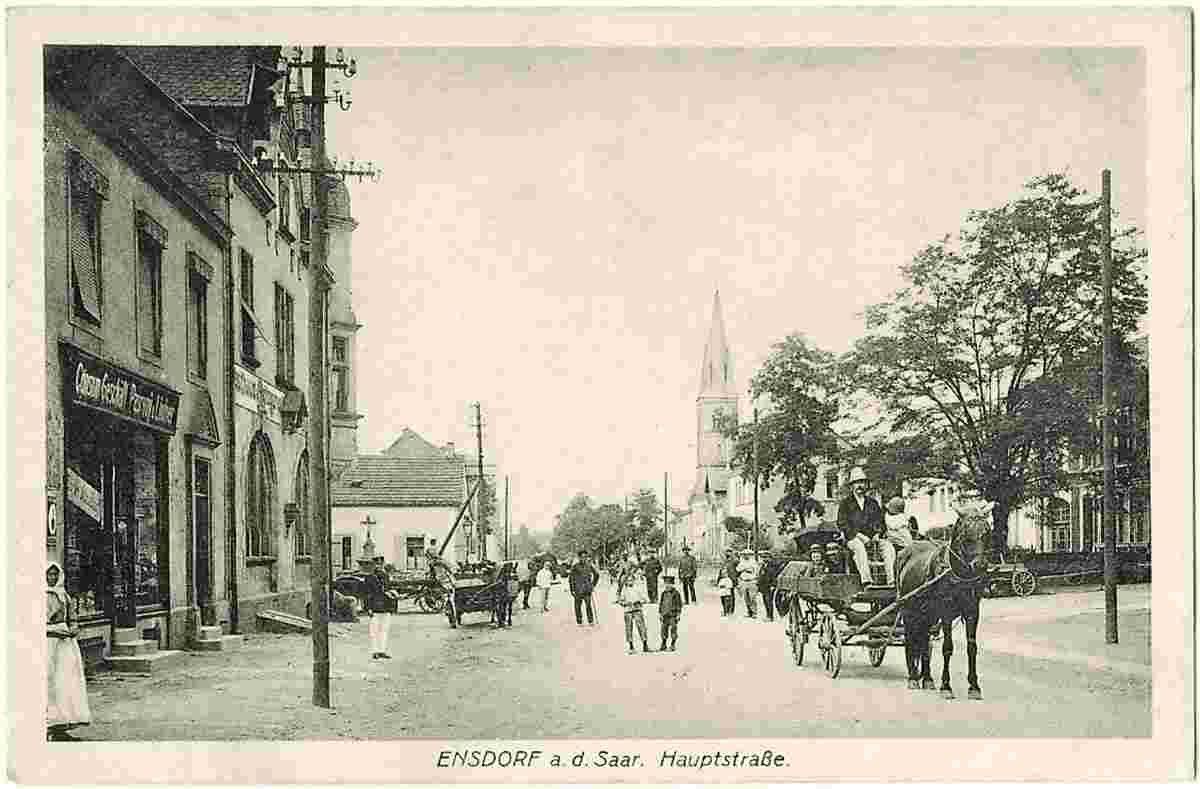 Ensdorf. Hauptstraße, 1921