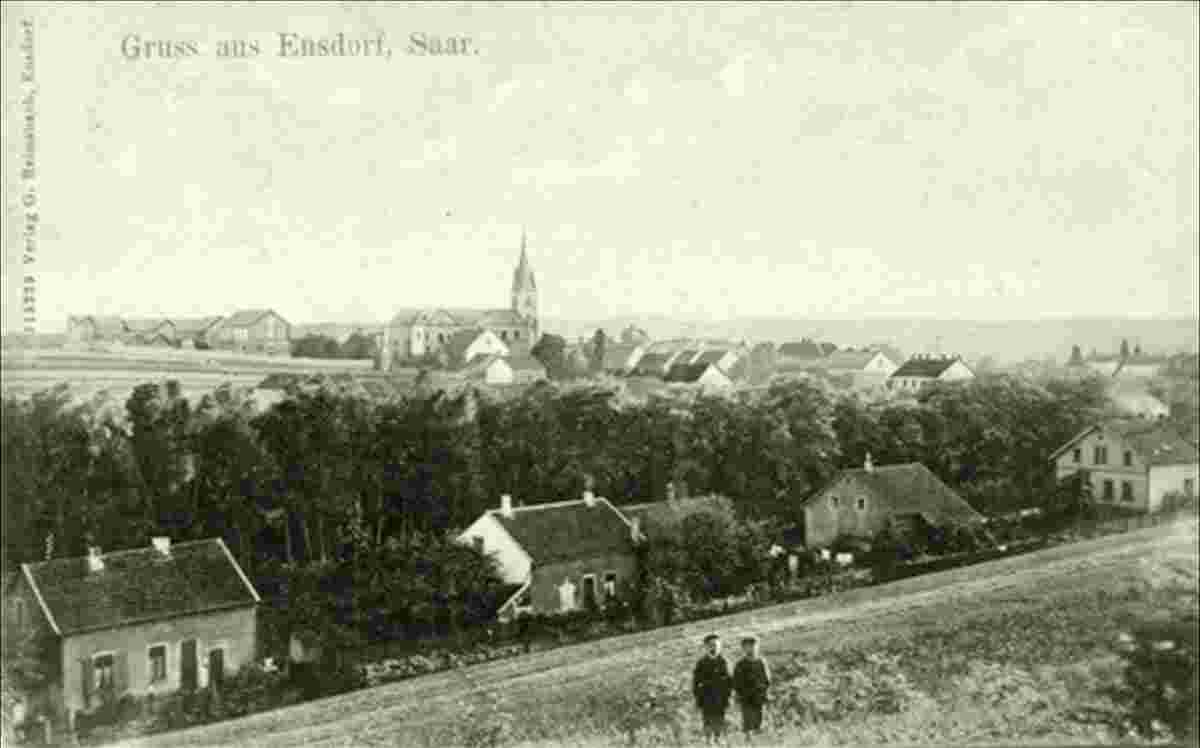 Ensdorf. Panorama von Ensdorf