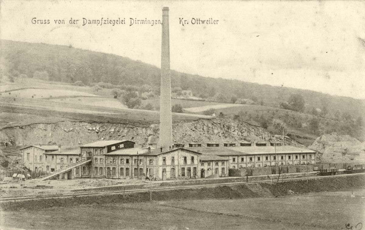 Eppelborn. Dirmingen - Backsteinfabrik um 1900