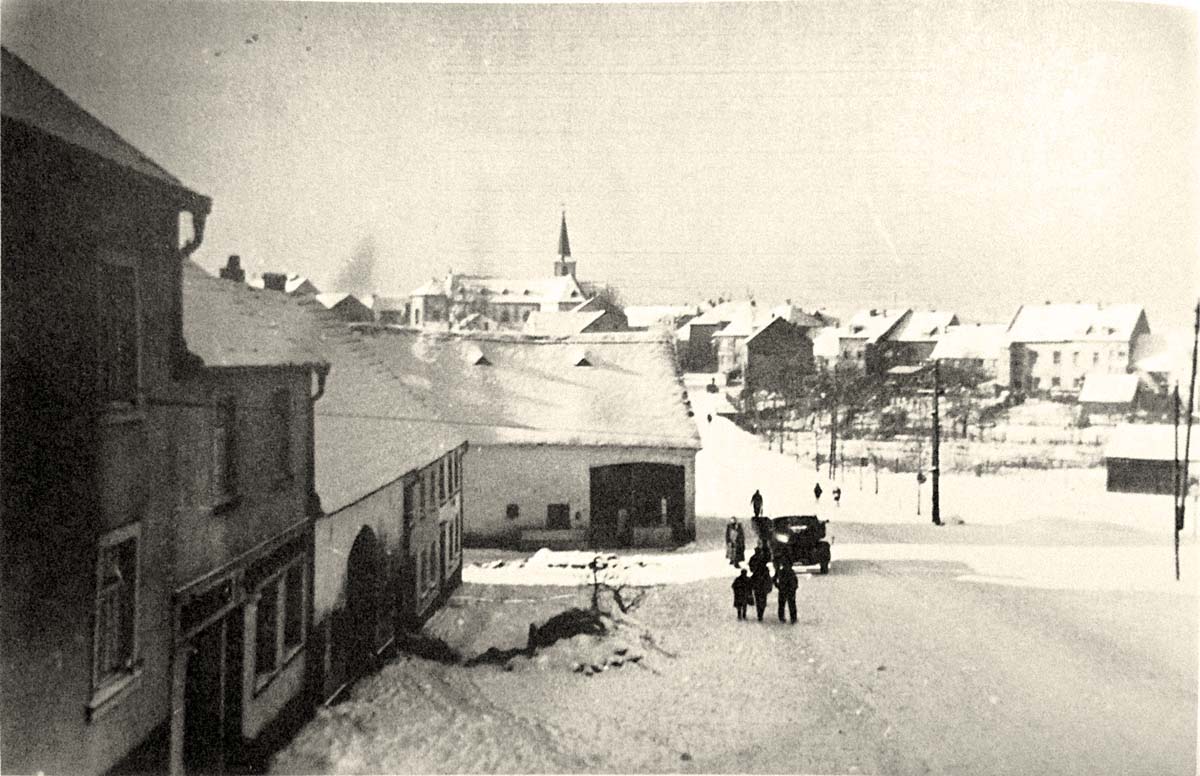 Eppelborn. Vom Matzenberg Richtung Big Eppel um 1940